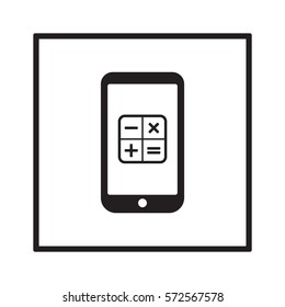 Math  Icon,vector.  Flat design.