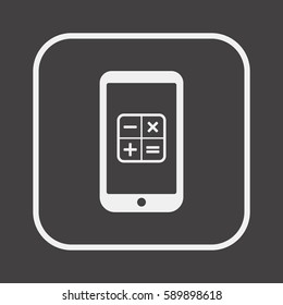 Math  Icon,vector.  Flat design.