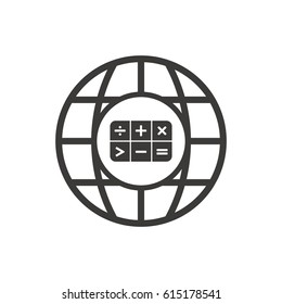 Math  Icon,vector.  Flat design.