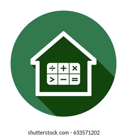 Math  Icon,vector.  Flat design.
