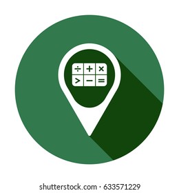 Math  Icon,vector.  Flat design.
