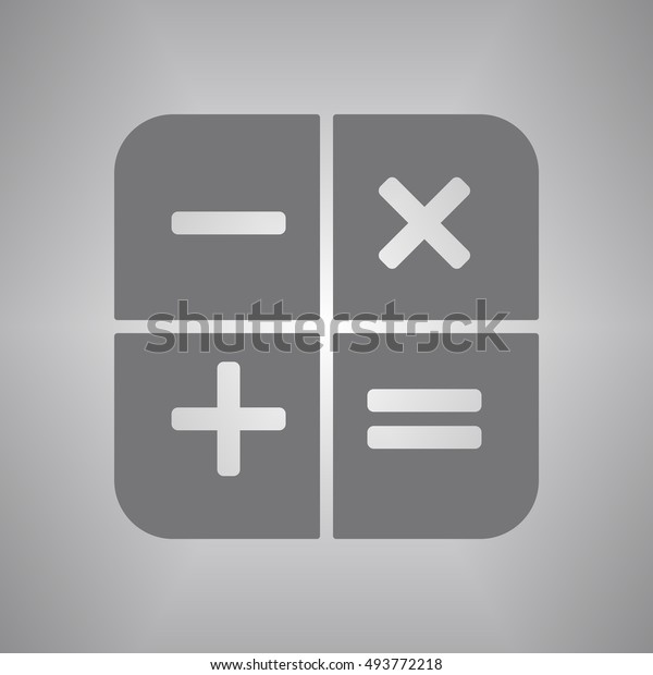 Math  Icon,vector.  Flat\
design.