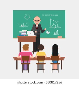 Math lesson in classroom