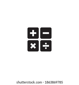 Logo de matemáticas o diseño de iconos