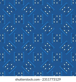 Math Matrix vector Mathematics Sciecnce concept colored seamless pattern