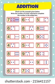 Math operations for kindergarten, preschool and primary school.