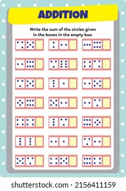 Operaciones matemáticas para jardines de infancia, preescolar y primaria.