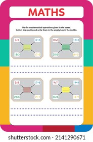 Math operations for primary and secondary school