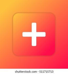 Math orange bright app ui/ux Icon / Logo design