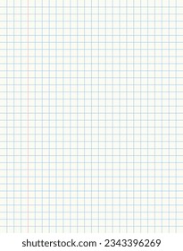 Math paper, Notebook paper background. Sheets of square and lined paper