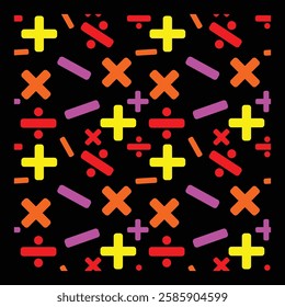 math pattern seamless design concept