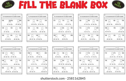 Math practice worksheets for children classroom