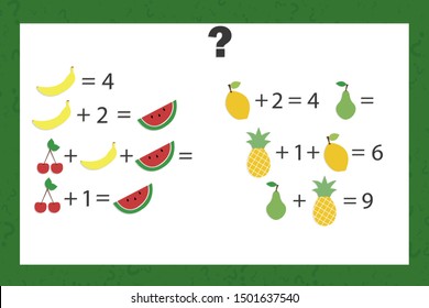 
math problems for children and adults, Vector