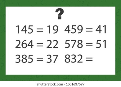 
math problems for children and adults, Vector