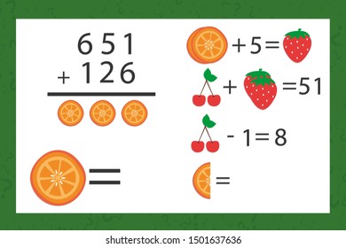 
math problems for children and adults, Vector