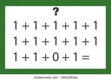 
math problems for children and adults, Vector