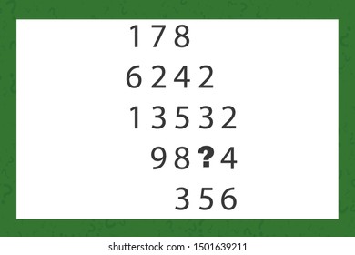 
math problems for children and adults, Vector