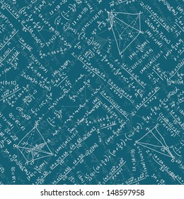 Math seamless background. And also includes EPS 10 vector