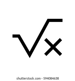Math sign mini line, icon, background and graphic. The icon is black and white, linear  flat, vector, pixel perfect, minimal, suitable for web and print. 