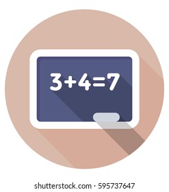 Math Sum Vector Icon 