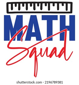Math SVG T-Shirt Design Vector File.