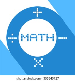 Blue Math Symbol Stock Vector (Royalty Free) 339549287