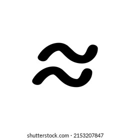 Approximately equal symbol svg