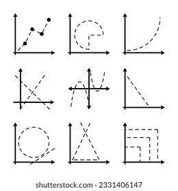 math symbol icon design collection