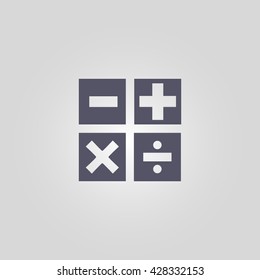 math symbol icon. math symbol vector. math symbol sign
