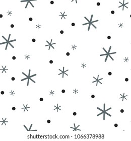 Math symbol pattern. Mathematic geometric seamless . Abstract background from plus, multiplication signs. On white background. Geometric Stars seamless pattern .