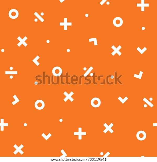 Math\
Symbol Seamless Pattern Vector Illustration Background For\
Scrapbook, Flyers, Posters, Web, Greeting\
Cards