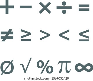 290,574 Mathematical symbols Images, Stock Photos & Vectors | Shutterstock