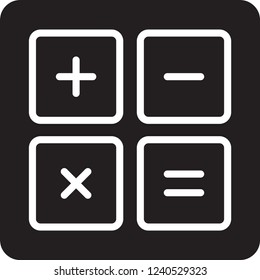 Math symbols. Eps 10 vector 