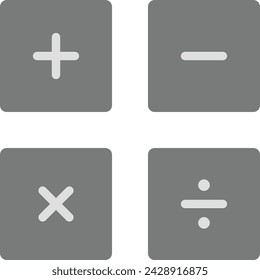 Math Symbols icon vector image. Suitable for mobile application web application and print media.