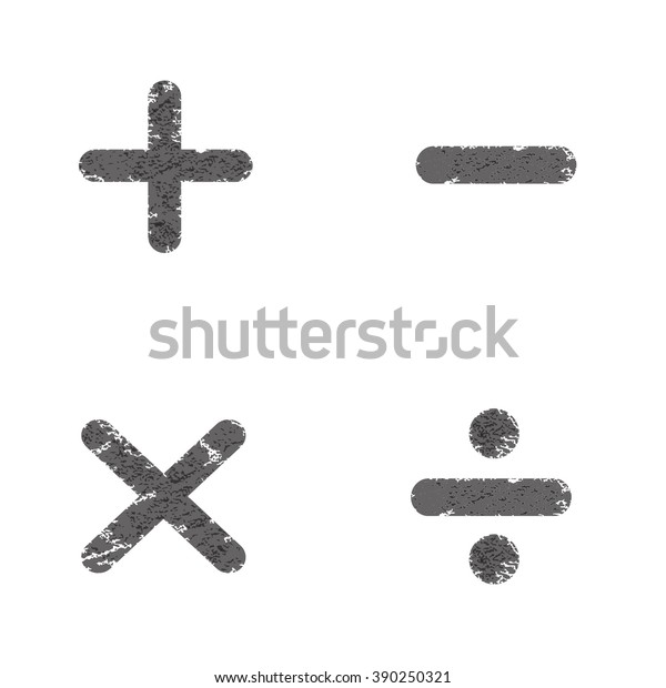 Math symbols, Vector\
illustration