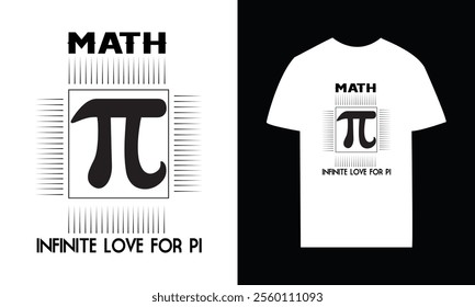 Math T shirt design. Pi day Vector Graphics, Pi day t shirt design vector.Pi day t shirt graphic design shirt