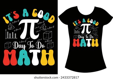 Math Teacher pi day retro vintage T shirt design.