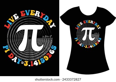 Math Teacher pi day retro vintage T shirt design.