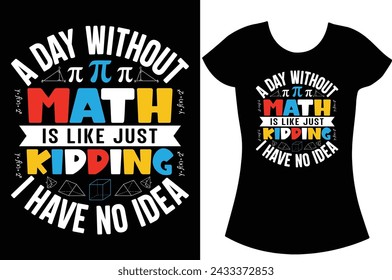Math Teacher pi day retro vintage T shirt design.