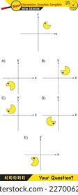 Math, trigonometry, analytical plane, trigonometry and geometric functions, The next generation test question, editable, eps, for teacher