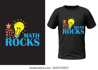 Math t-shirt design and vector file