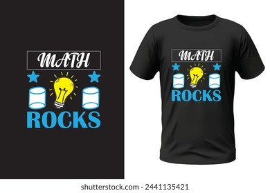 Math t-shirt design and vector file