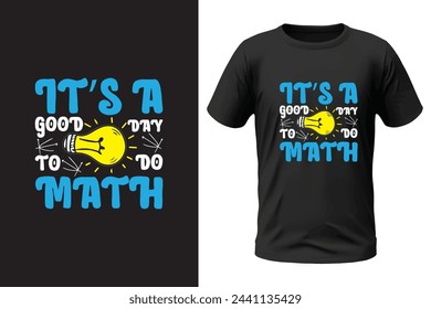 Math t-shirt design and vector file