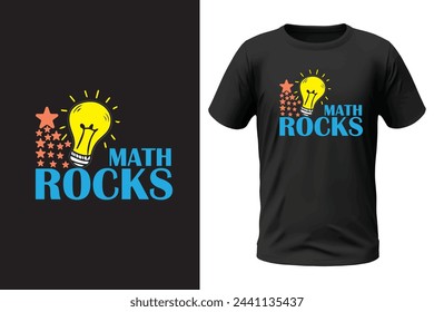 Math t-shirt design and vector file