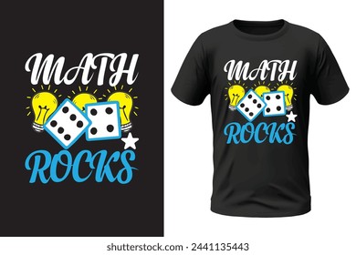 Math t-shirt design and vector file