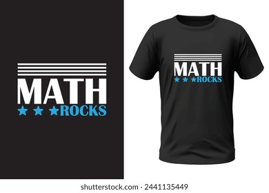 Math t-shirt design and vector file