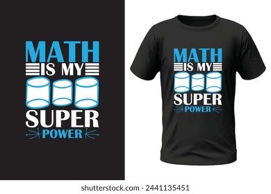 Math t-shirt design and vector file