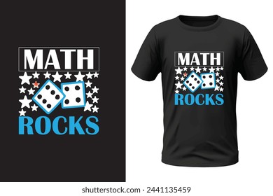 Math t-shirt design and vector file