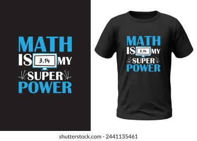 Math t-shirt design and vector file