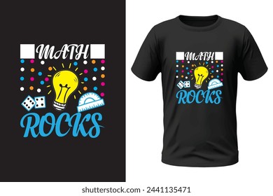 Math t-shirt design and vector file